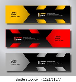 Banner background modern design.vector illustration