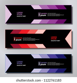 Banner background modern design.vector illustration