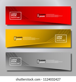 Banner background modern design.vector illustration