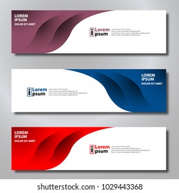 Diseño moderno de fondo de banner, diseño abstracto