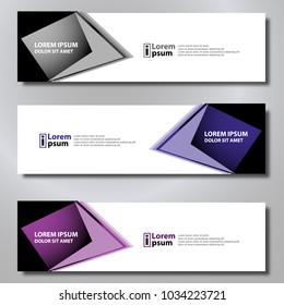 Banner background modern template, abstract design