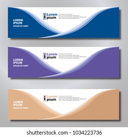 Banner background modern template, abstract design
