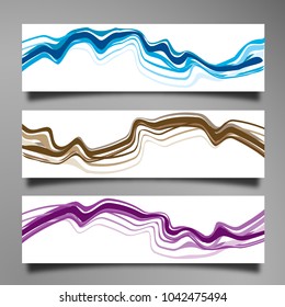 Banner background modern template, abstract design