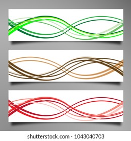 Banner background modern template, abstract design