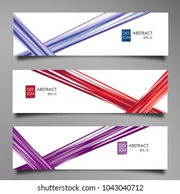 Banner background modern template, abstract design