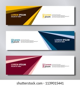 Diseño moderno de fondo de banner, diseño abstracto