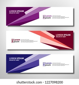 Banner background modern template, abstract design