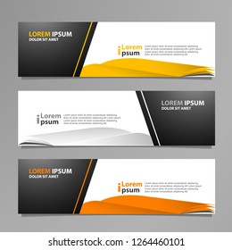 Banner background modern template, abstract design