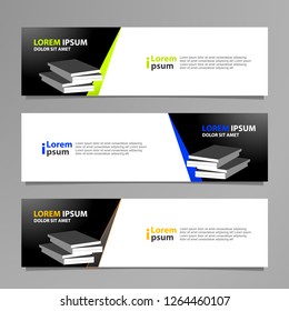 Banner background modern template, abstract design