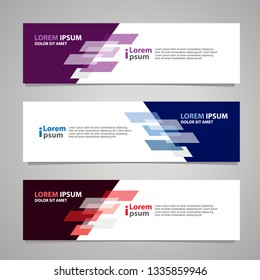 Banner background modern template, abstract design