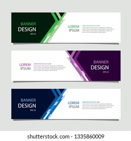 Banner background modern template, abstract design