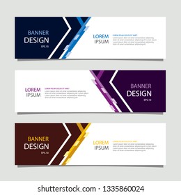 Banner background modern template, abstract design
