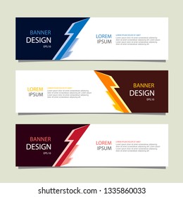 Banner background modern template, abstract design