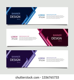 Banner background modern template, abstract design