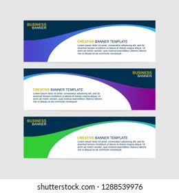 Banner background. Modern template design - Vector 