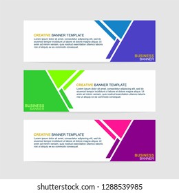 Banner background. Modern template design - Vector 