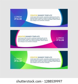 Banner background. Modern template design - Vector 