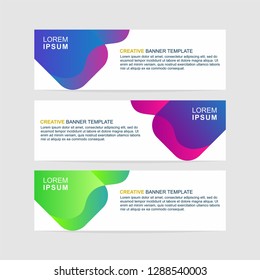 Banner background. Modern template design - Vector 