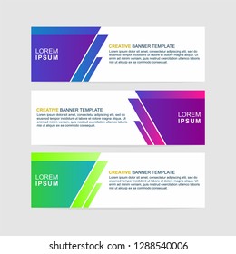 Banner background. Modern template design - Vector 