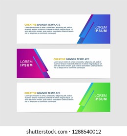 Banner background. Modern template design - Vector 