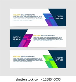 Banner background. Modern template design - Vector 