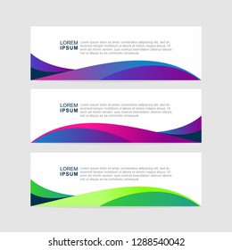 Banner background. Modern template design - Vector 