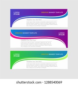 Banner background. Modern template design - Vector 