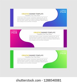Banner background. Modern template design - Vector 