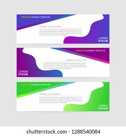 Banner background. Modern template design - Vector 