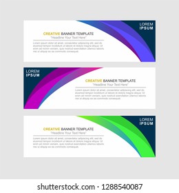 Banner background. Modern template design - Vector 