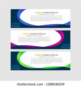 Banner background. Modern template design - Vector 