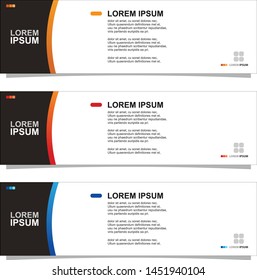 Banner background, modern template design, banner design