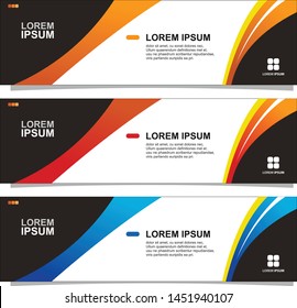 Banner background, modern template design, banner design