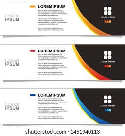 Banner background, modern template design, banner design