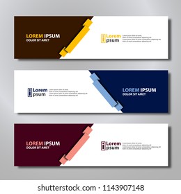 Banner background modern template design.vector illustration