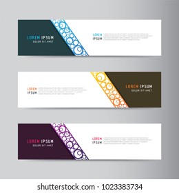 Banner background. Modern template vector design