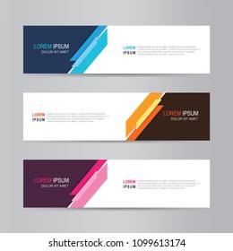 Banner background. Modern template vector design