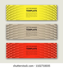 Banner background. Modern template vector design. Vector abstract design web banner template. Web Header Design Elements. Abstract web banner template background. Collection web banner design template