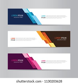 Banner background. Modern template vector design