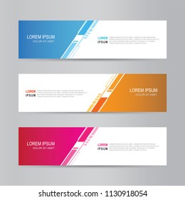 Banner background. Modern template vector design