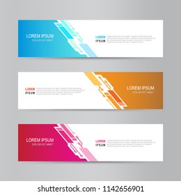 Banner background. Modern template vector design