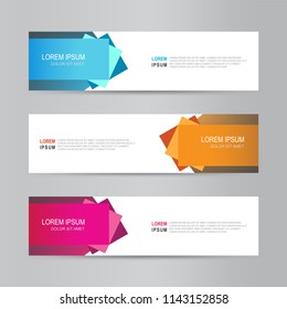 Banner background. Modern template vector design