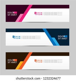 Banner background. Modern template vector design. Vector illustration eps 10
