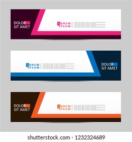 Banner background. Modern template vector design. Vector illustration eps 10