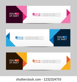 Banner background. Modern template vector design. Vector illustration eps 10
