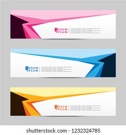 Banner background. Modern template vector design. Vector illustration eps 10