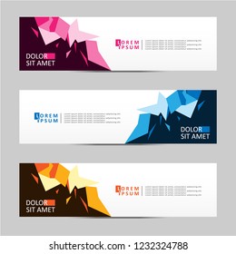 Banner background. Modern template vector design. Vector illustration eps 10