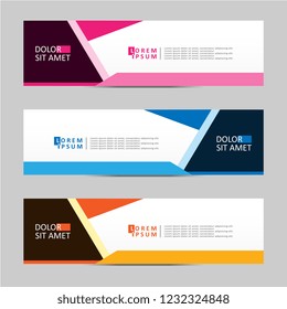 Banner background. Modern template vector design. Vector illustration eps 10