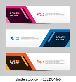 Banner background. Modern template vector design. Vector illustration eps 10
