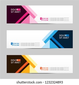 Banner background. Modern template vector design. Vector illustration eps 10